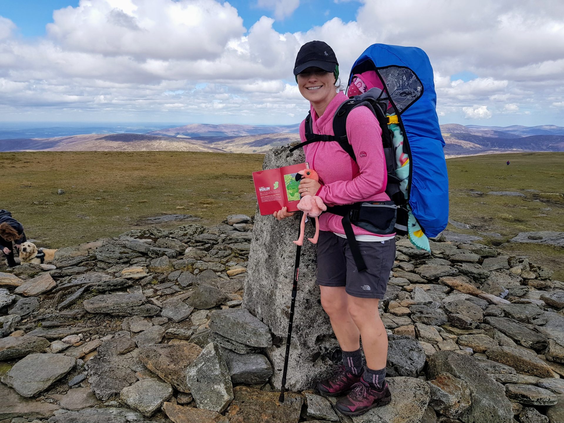 Hiking Lugnaquilla with a baby to the summit